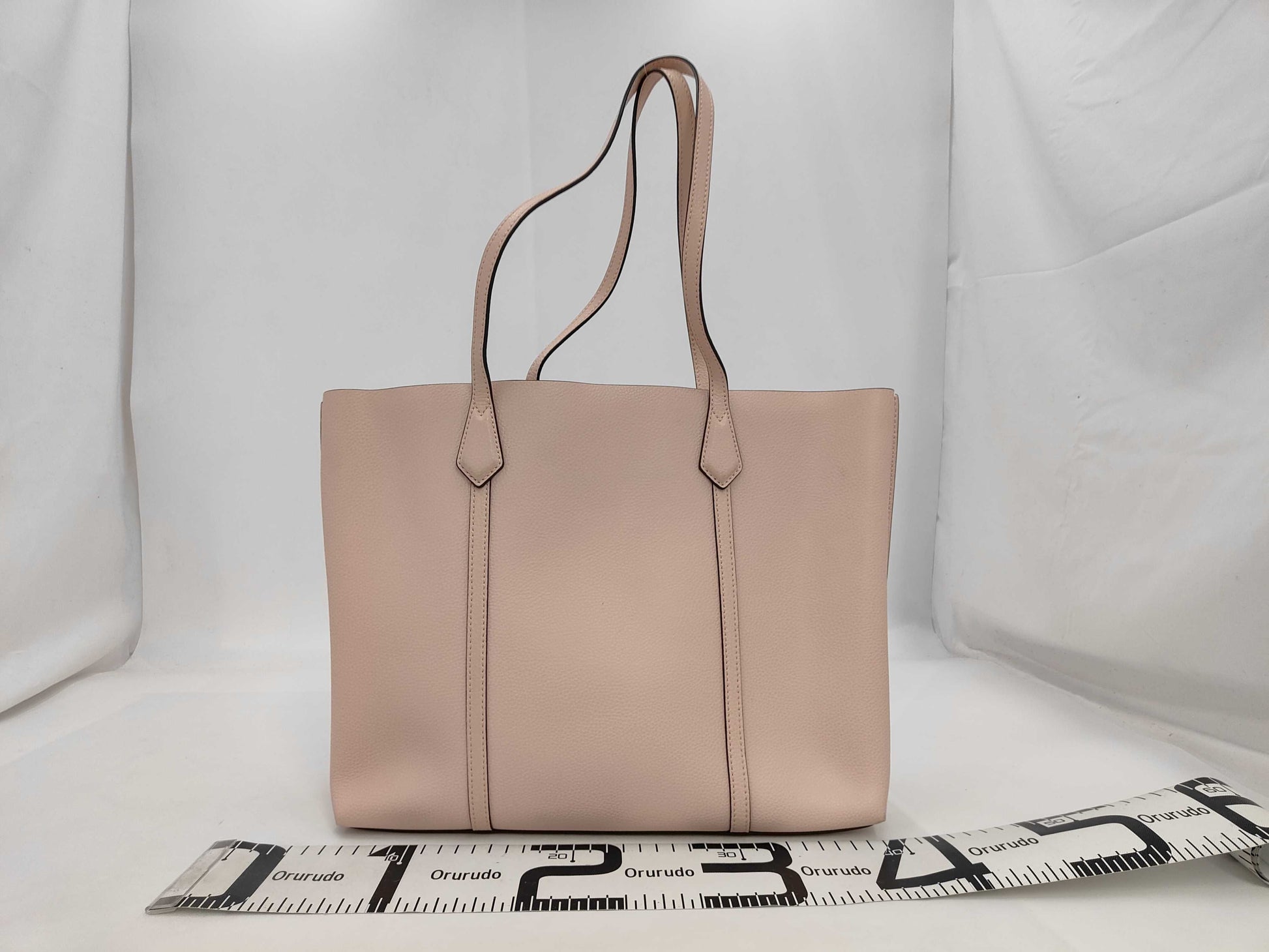 Tory Burch Leather Tote Bag with Perry Charm, Large Size, Excellent Condition