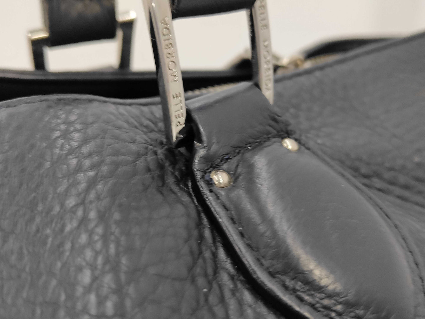 PELLE MORBIDA 2-way Tote Bag Navy Tote Bag