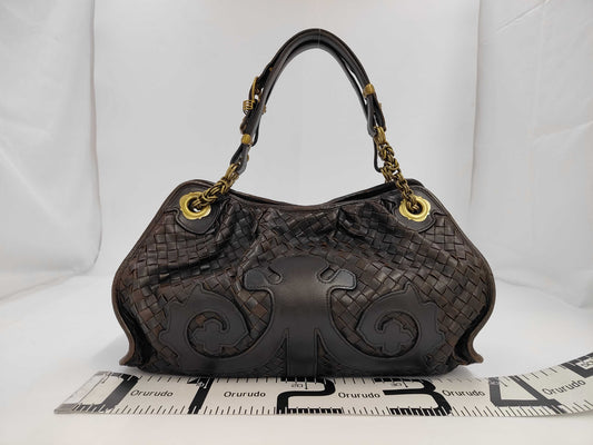 BOTTEGA VENETA BOTTEGA VENETA Bottega Veneta Intrecciato Chain Shoulder Bag