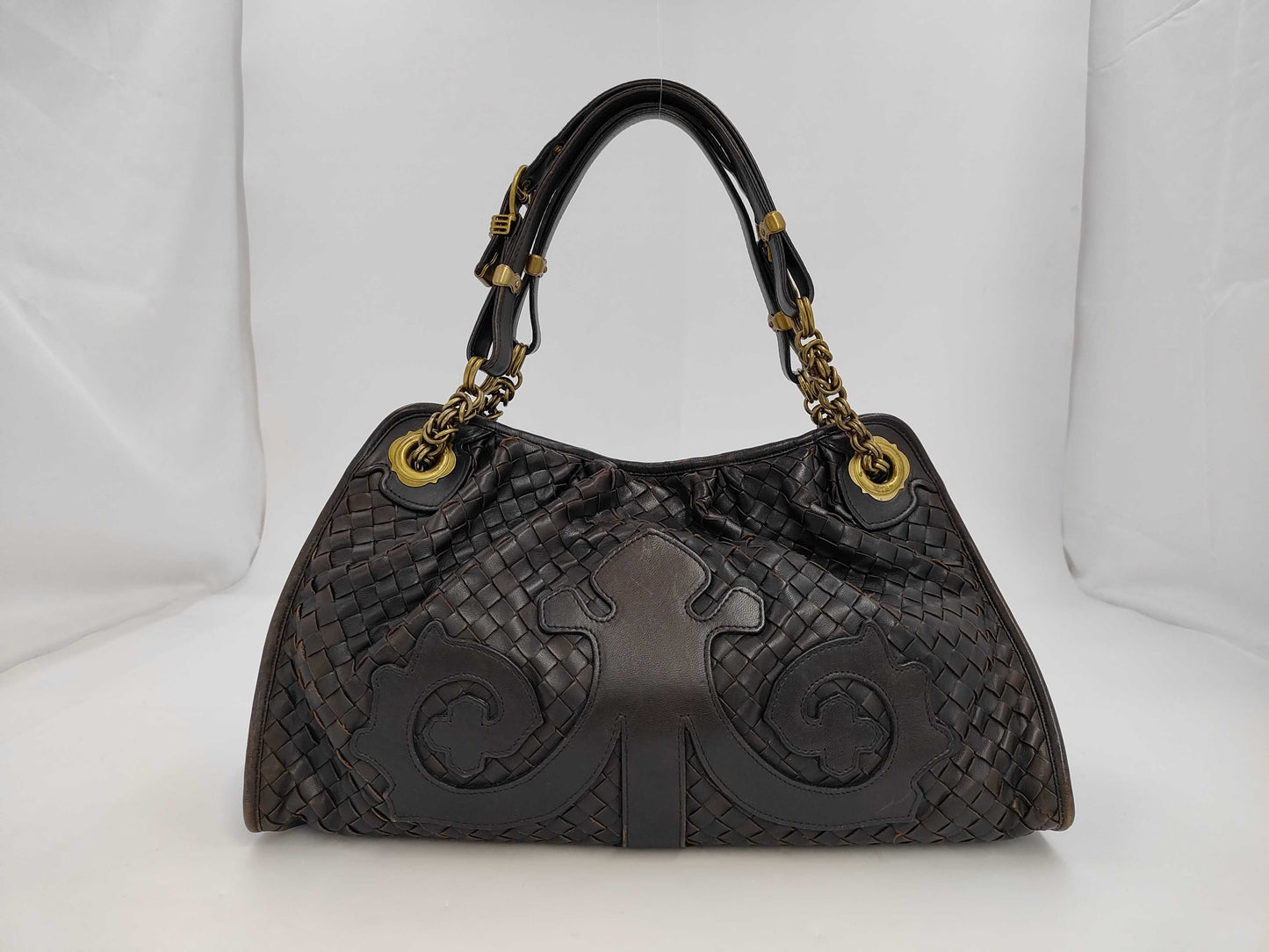 BOTTEGA VENETA BOTTEGA VENETA Bottega Veneta Intrecciato Chain Shoulder Bag