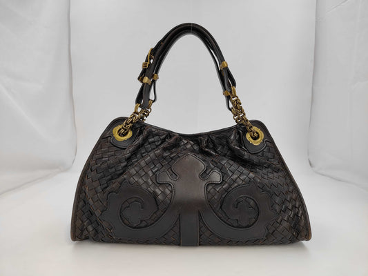 BOTTEGA VENETA BOTTEGA VENETA Bottega Veneta Intrecciato Chain Shoulder Bag
