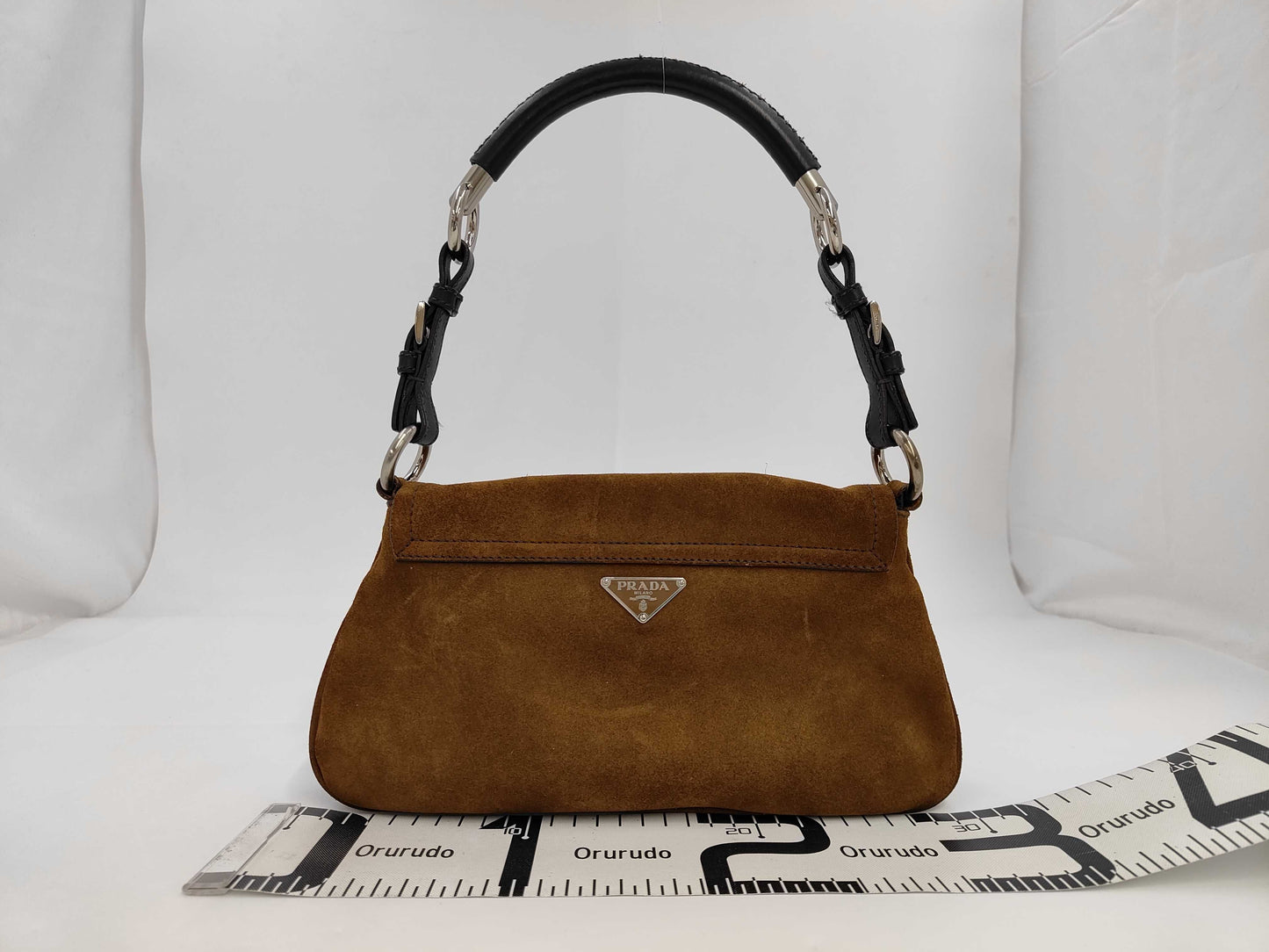 PRADA Prada suede handbag bag