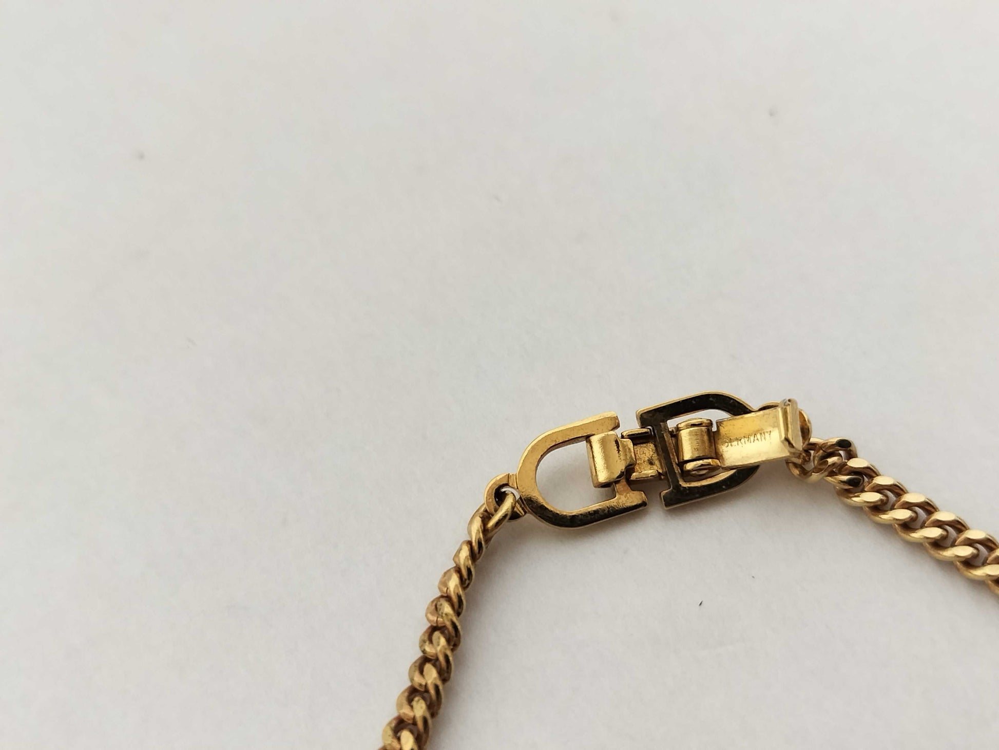 Dior Dior Dior Necklace Gold CD Logo Necklace