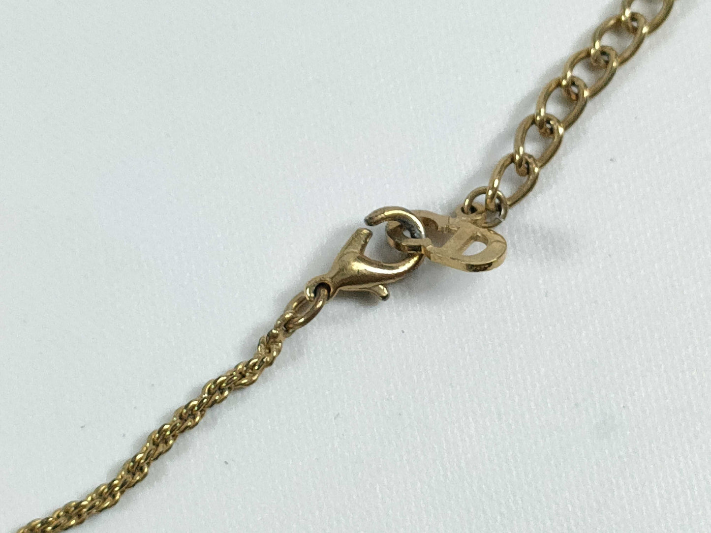 Dior Gold Stone Necklace