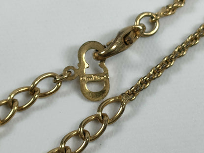 Dior Gold Stone Necklace