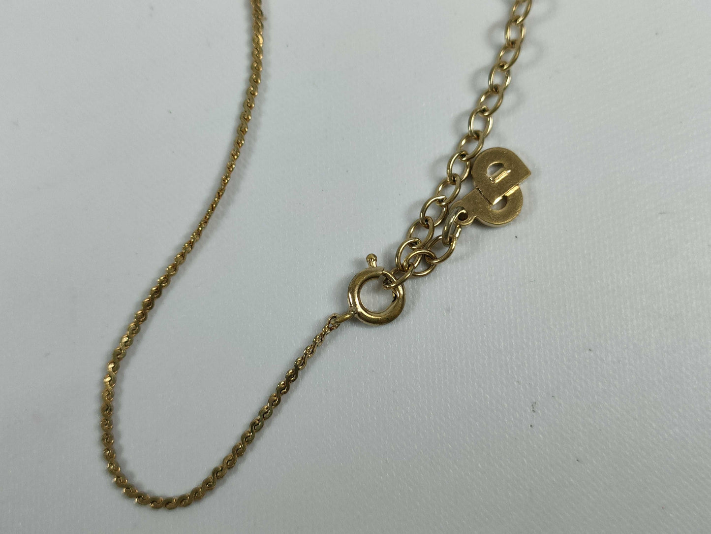 Dior Gold Stone Necklace