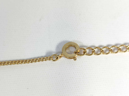 Dior Dior Dior Necklace Gold Logo Necklace