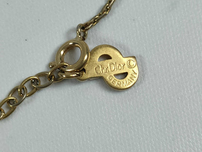 Dior Gold Stone Necklace