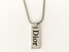 Dior Dior Silver Logo Necklace