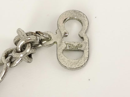 Dior Dior Silver Logo Necklace