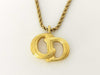 Dior Dior Dior Necklace Gold CD Logo Necklace