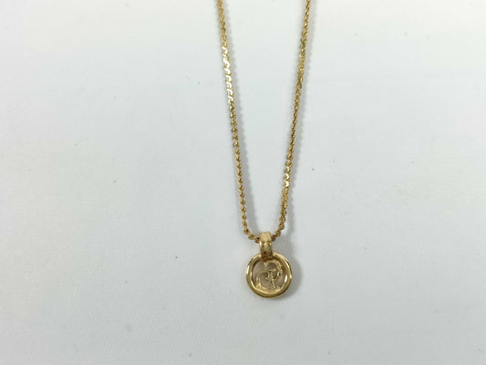 Dior Gold CD Logo Necklace