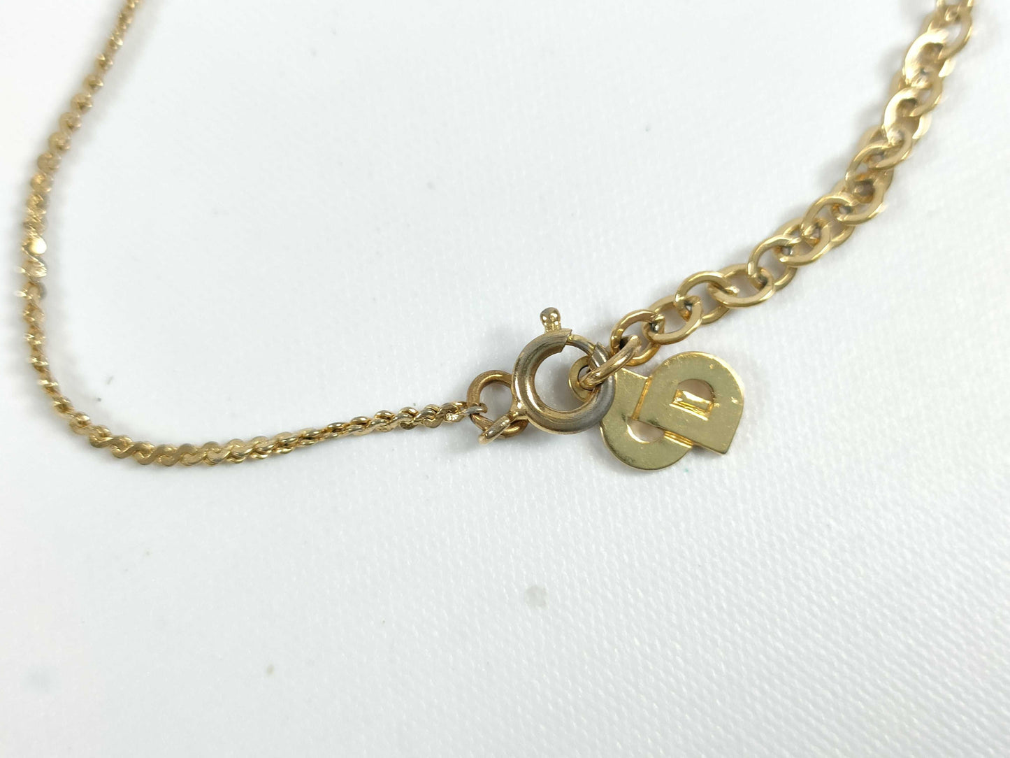 Dior Gold CD Logo Necklace