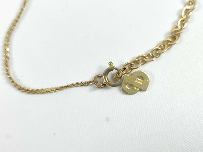 Dior Gold CD Logo Necklace