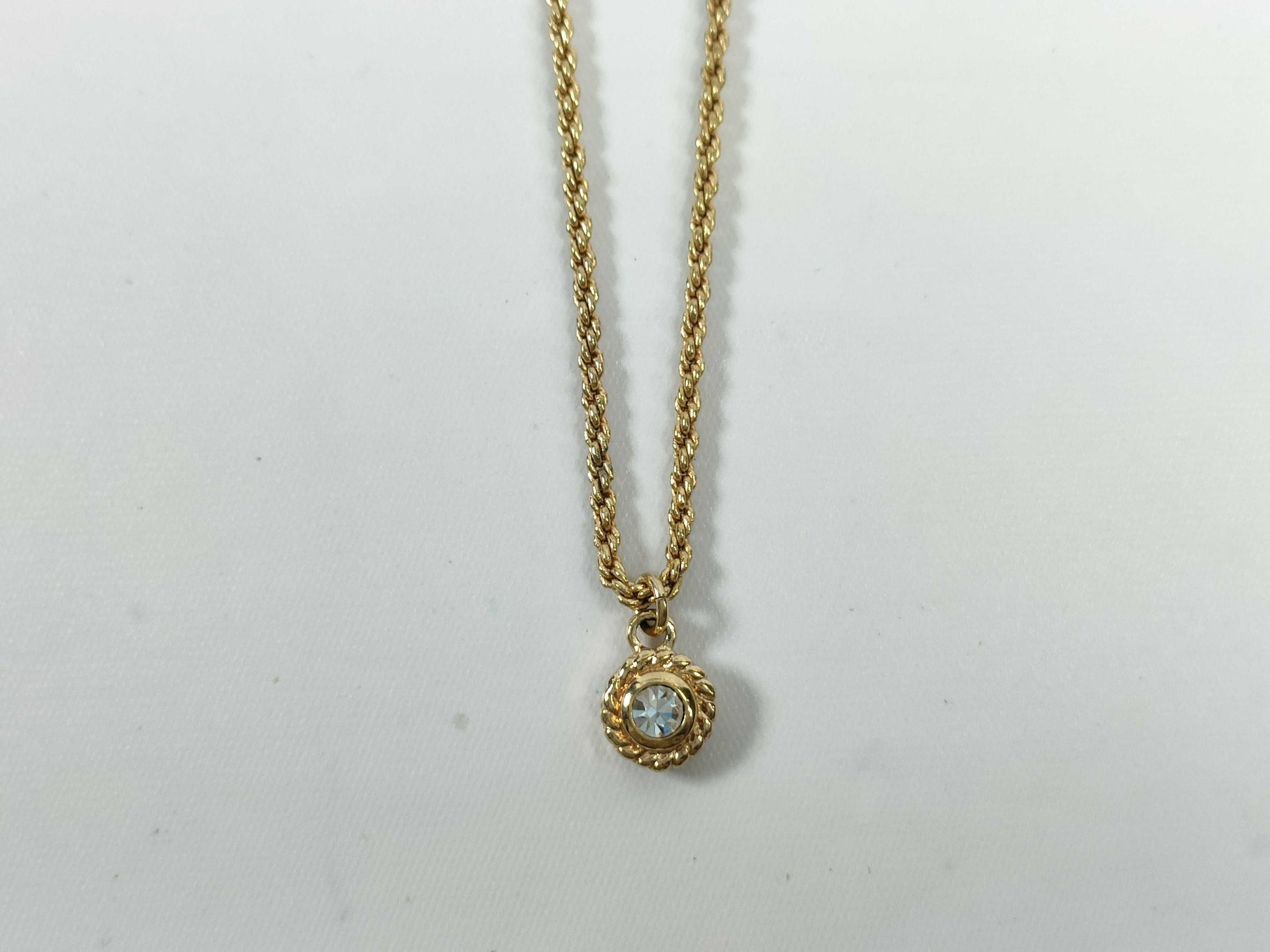 Dior Gold Stone Necklace