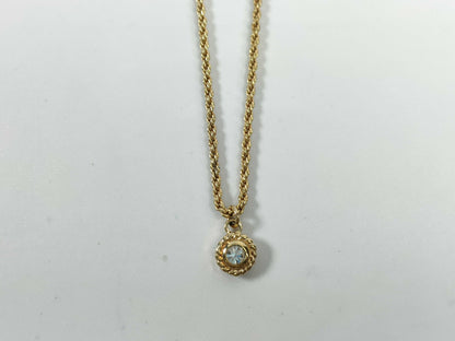 Dior Gold Stone Necklace