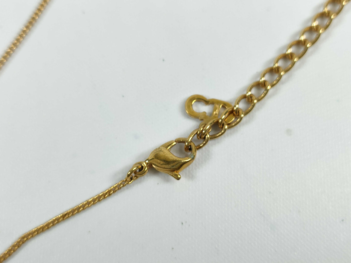 Dior Gold Logo Necklace