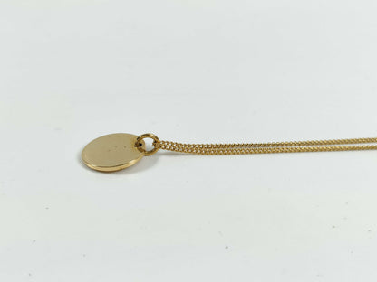 Dior Gold Logo Necklace