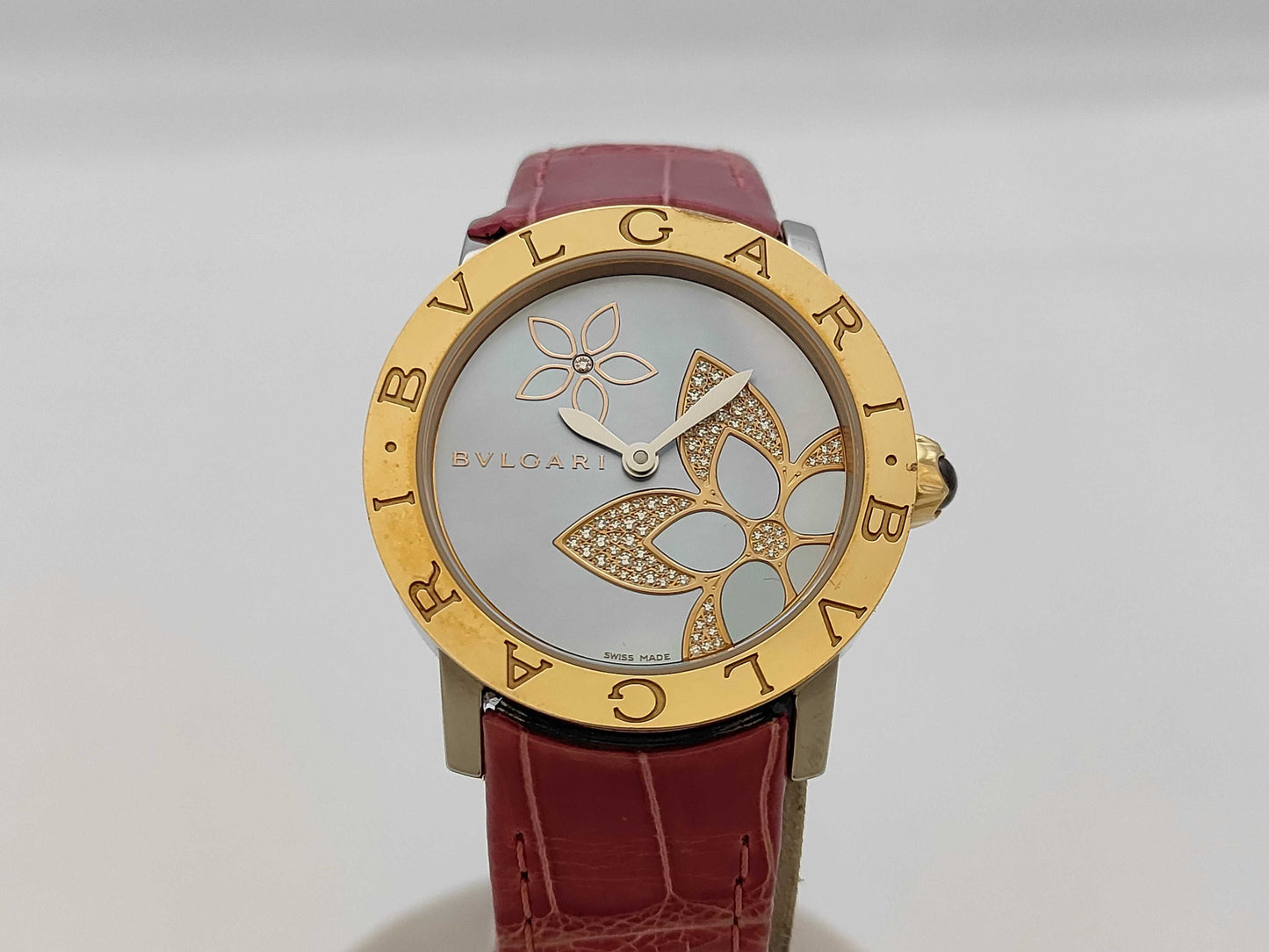 BVLGARI BBLP33SG PO0242 Shell Dial Quartz Men's Watch