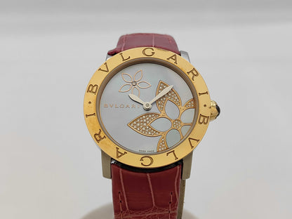 BVLGARI BBLP33SG PO0242 Shell Dial Quartz Men's Watch