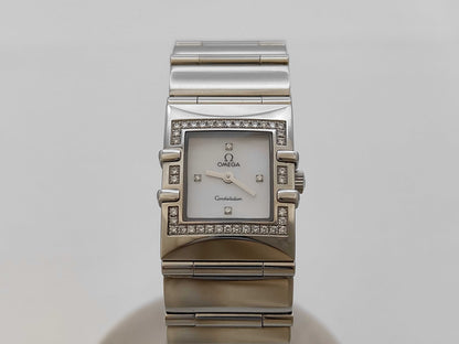 OMEGA Constellation Quadra 56863540 Shell Dial Quartz Women's Watch