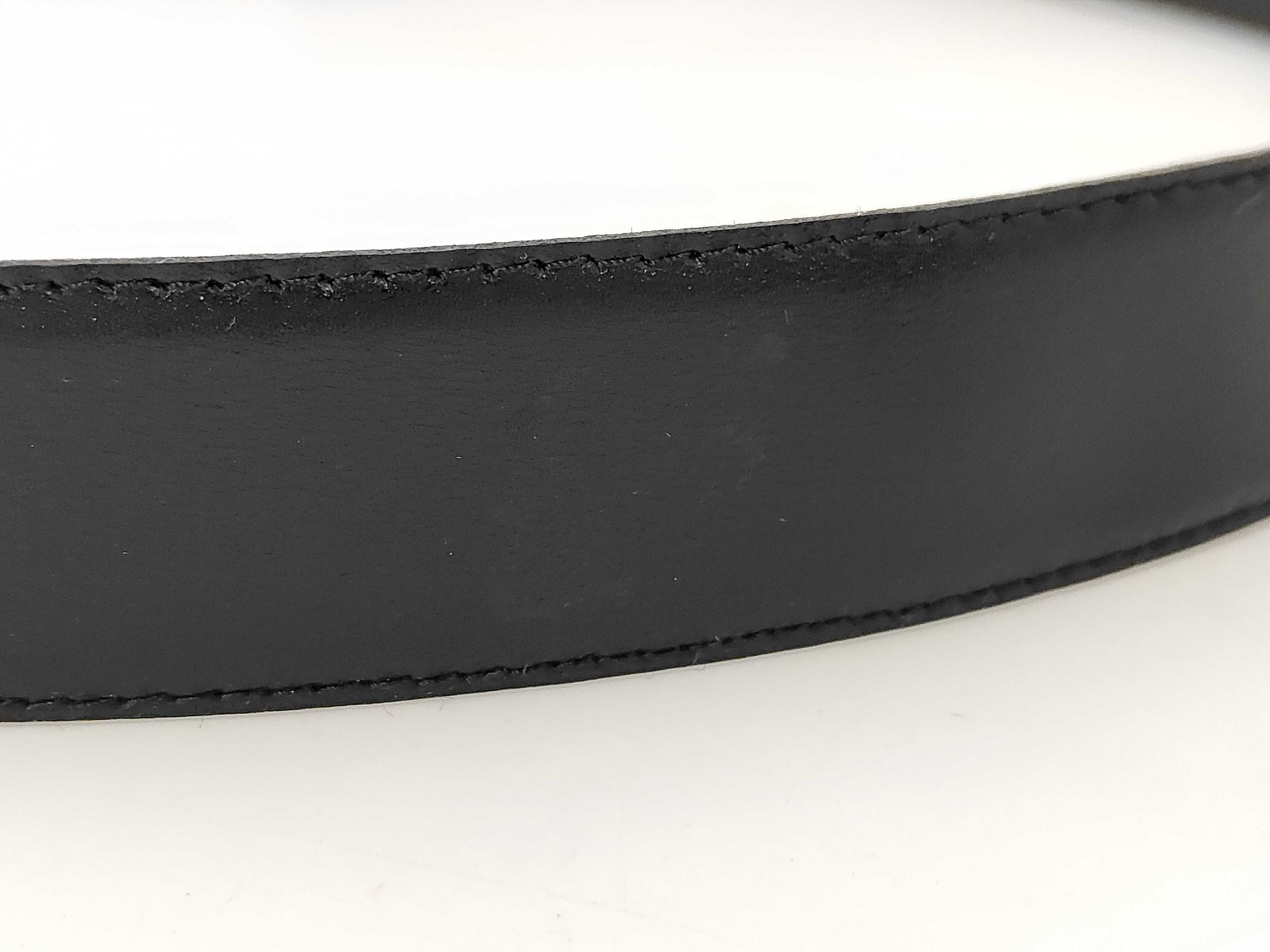 Yves Saint Laurent logo gold-colored buckle belt