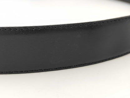 Yves Saint Laurent logo gold-colored buckle belt