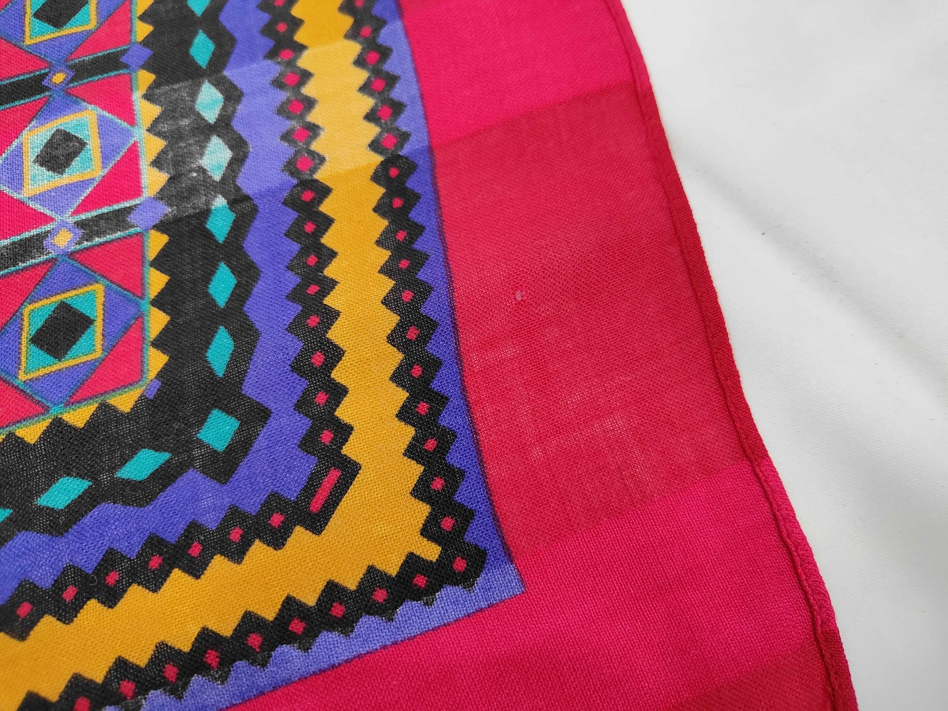 Yves Saint Laurent logo flower pattern stole scarf