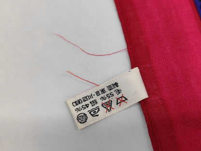 Yves Saint Laurent logo flower pattern stole scarf