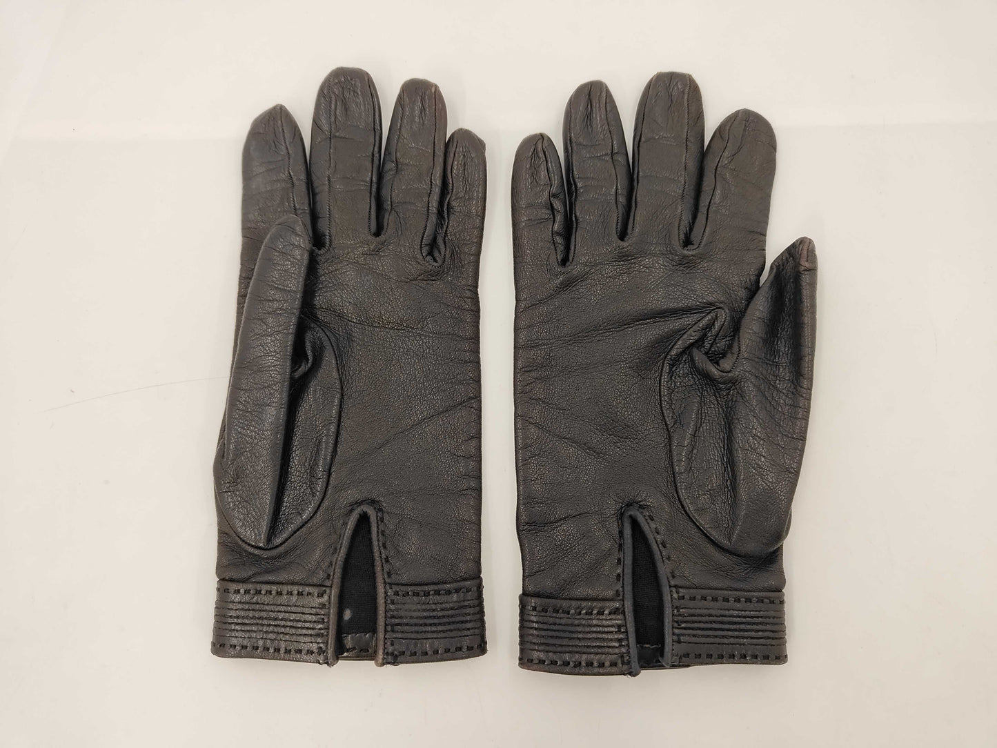 HERMES Kelly Gold Hardware Leather Gloves Other Accessories