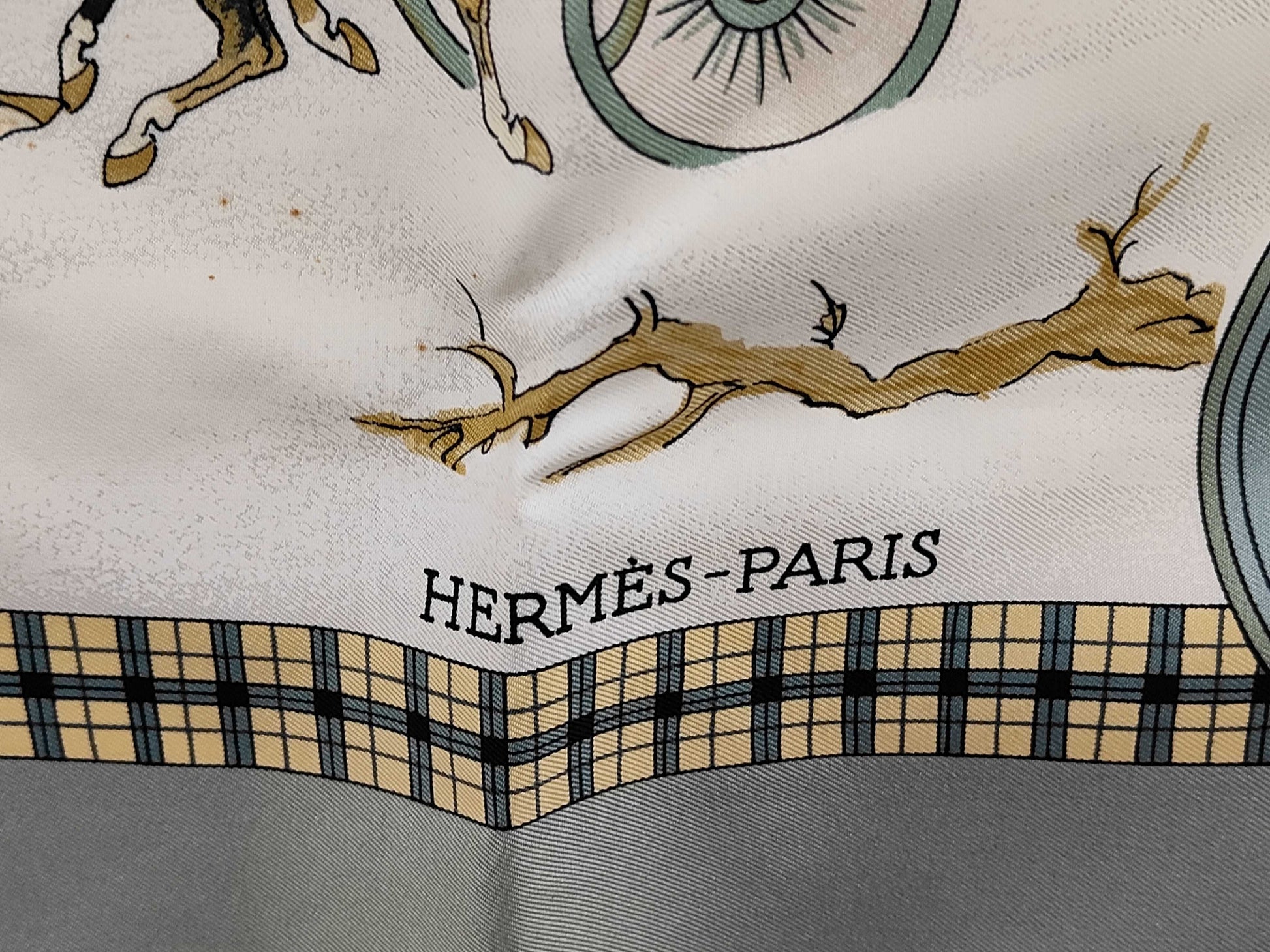 HERMES Carré 90 LHiver en Poste Winter Mail Carriage Scarf