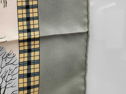 HERMES Carré 90 LHiver en Poste Winter Mail Carriage Scarf