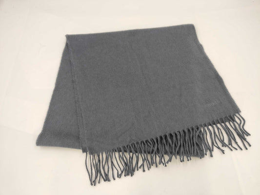 HERMES Logo Cashmere Scarf Other Accessories