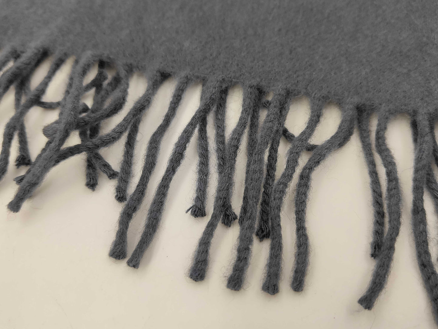 HERMES Logo Cashmere Scarf Other Accessories