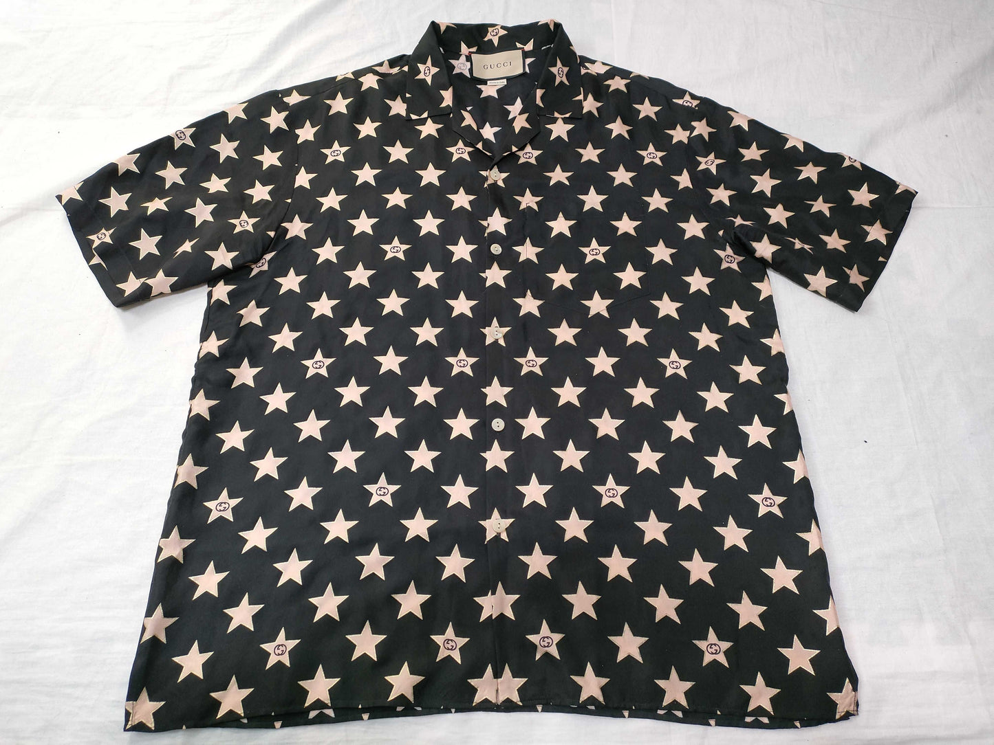 GUCCI Interlocking G Star Bowling Shirt