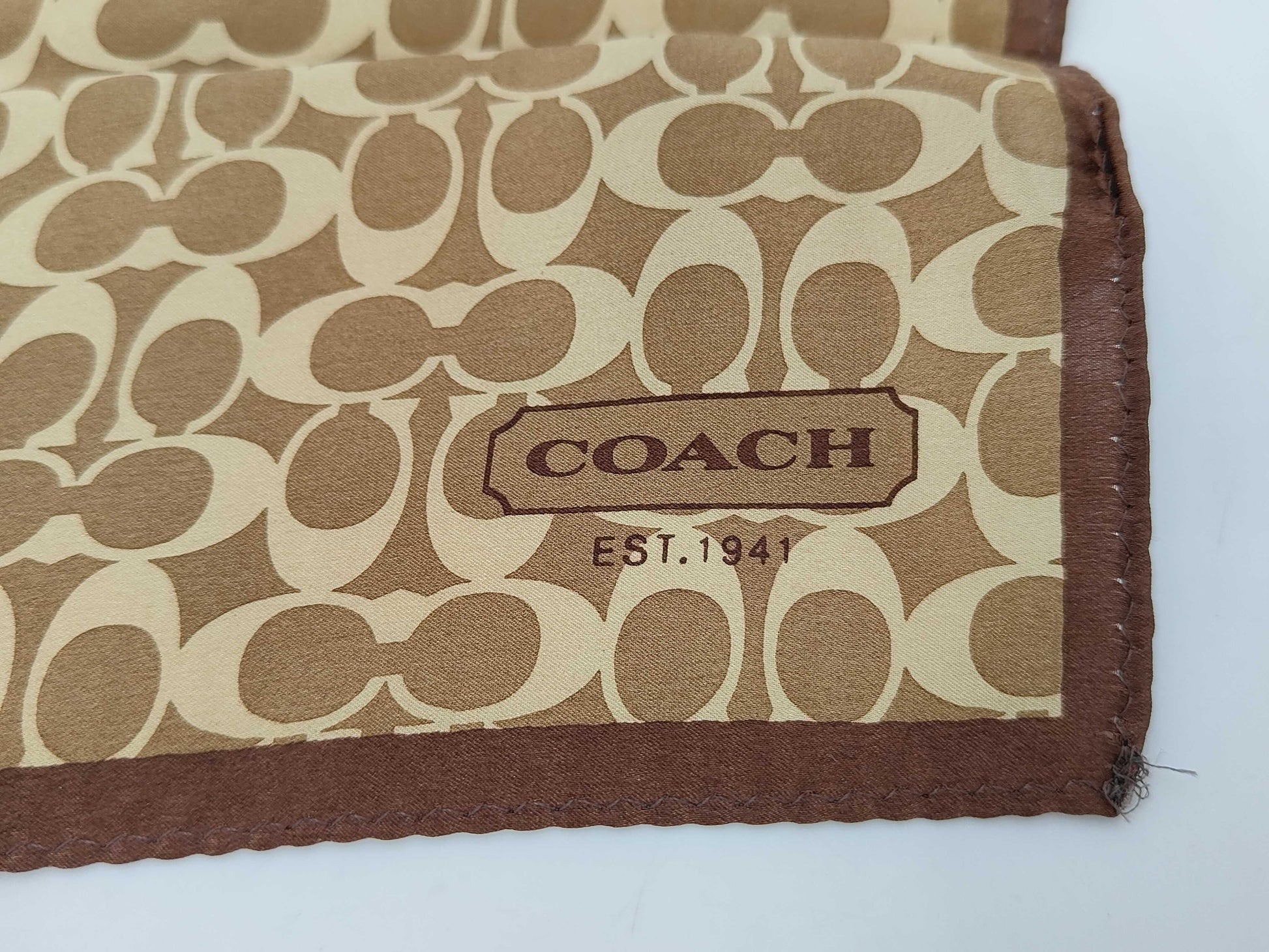 COACH Signature Silk Scarf and Other Accessories