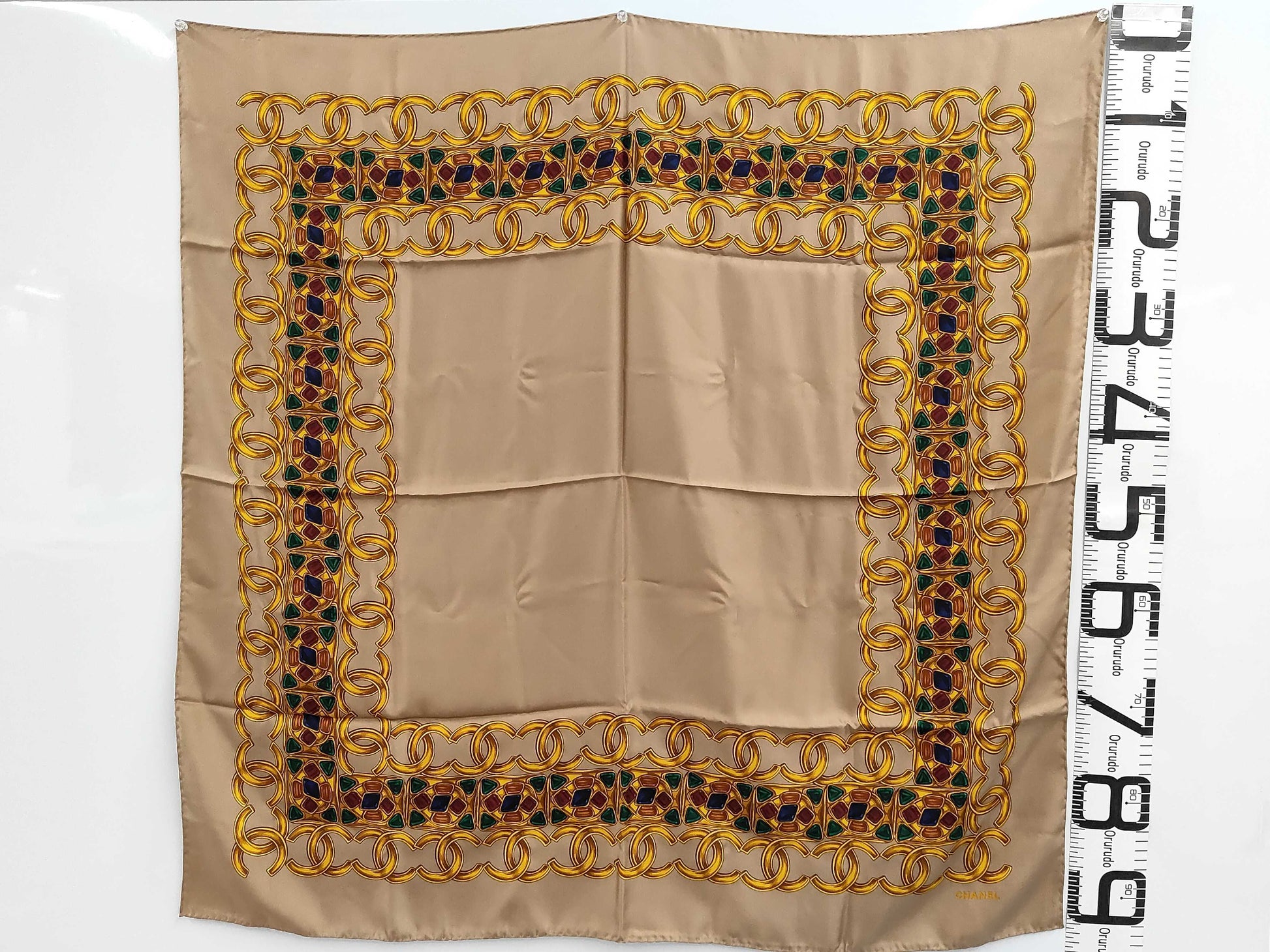 CHANEL Coco Mark Accessory Motif Scarf