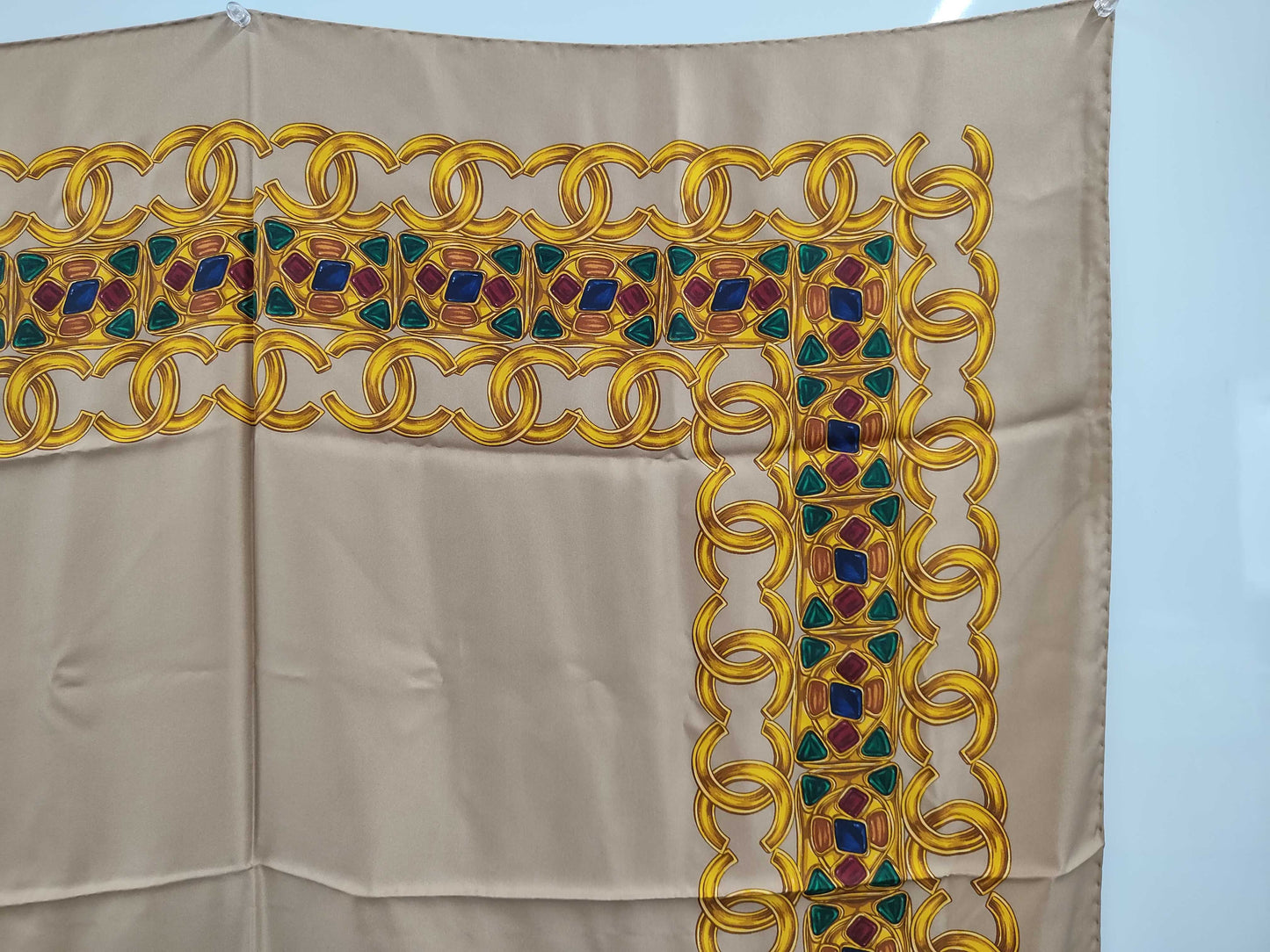 CHANEL Coco Mark Accessory Motif Scarf