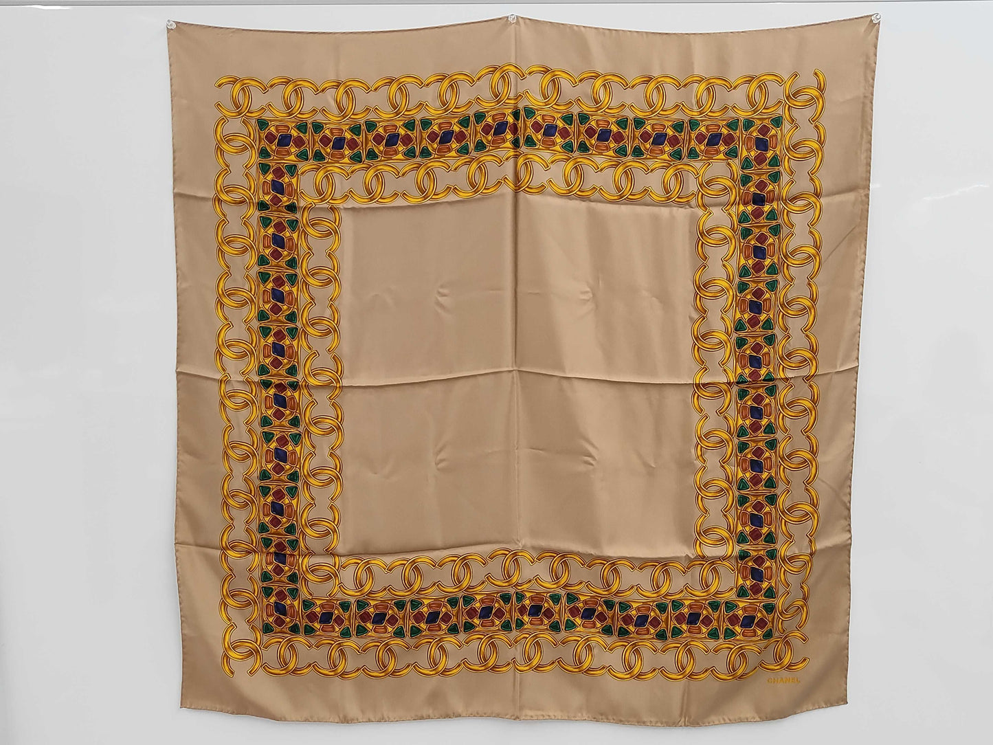 CHANEL Coco Mark Accessory Motif Scarf