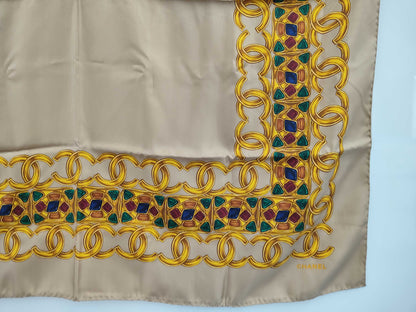 CHANEL Coco Mark Accessory Motif Scarf