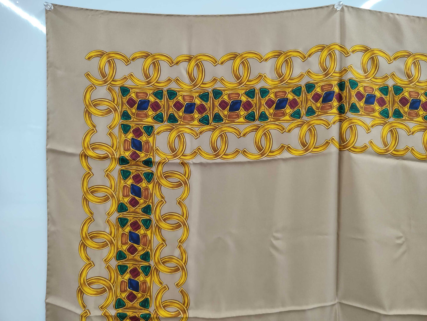 CHANEL Coco Mark Accessory Motif Scarf