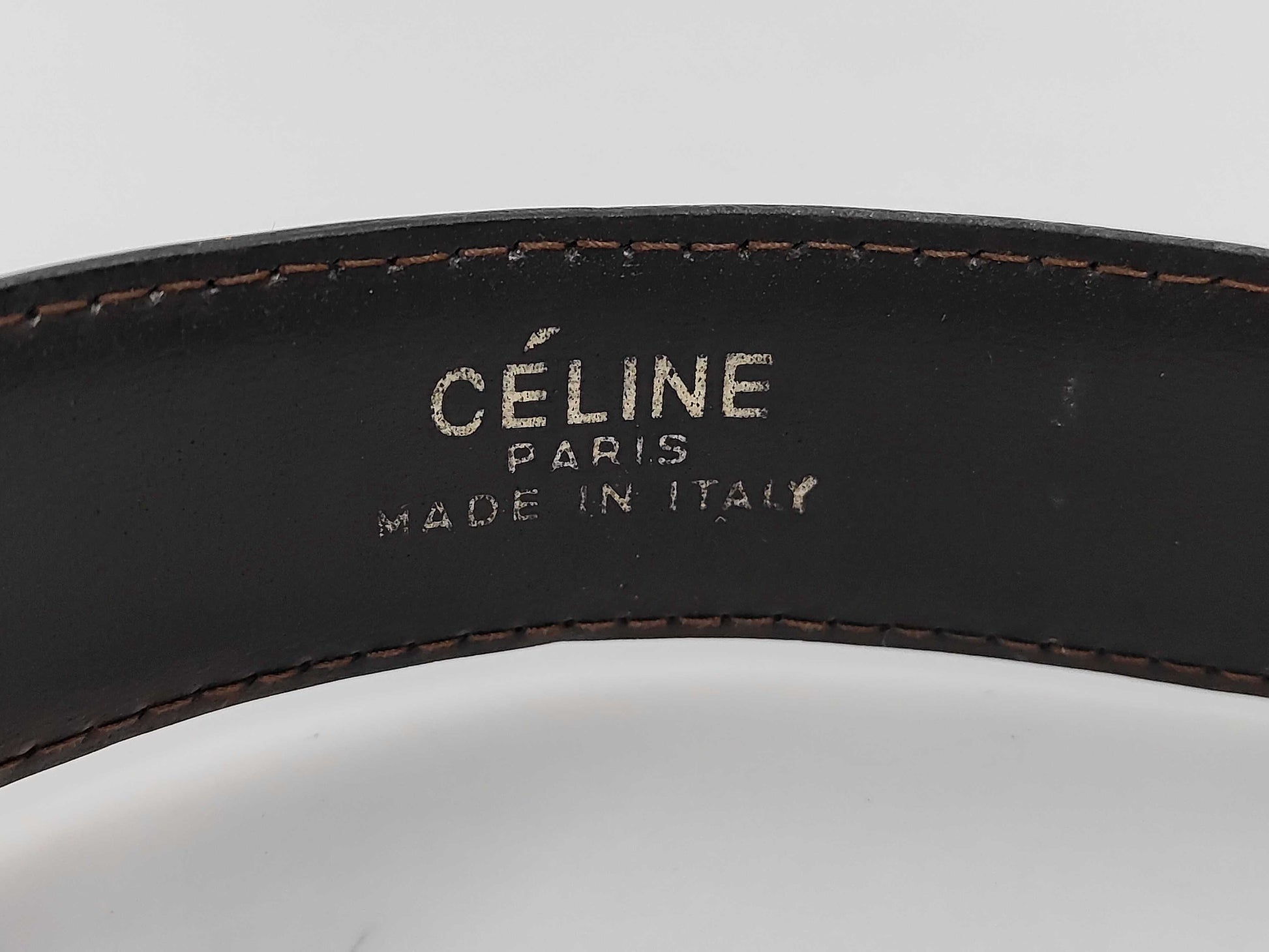 CELINE Horse Carriage Buckle Belt
