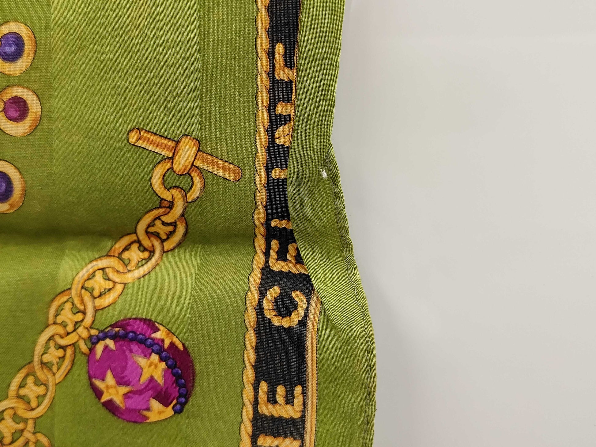 CELINE Logo Chain Pattern Handkerchief and Other Accessories