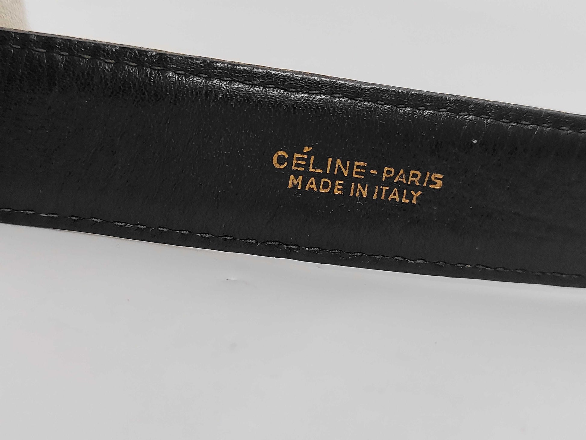 CELINE Horse Carriage Buckle Belt