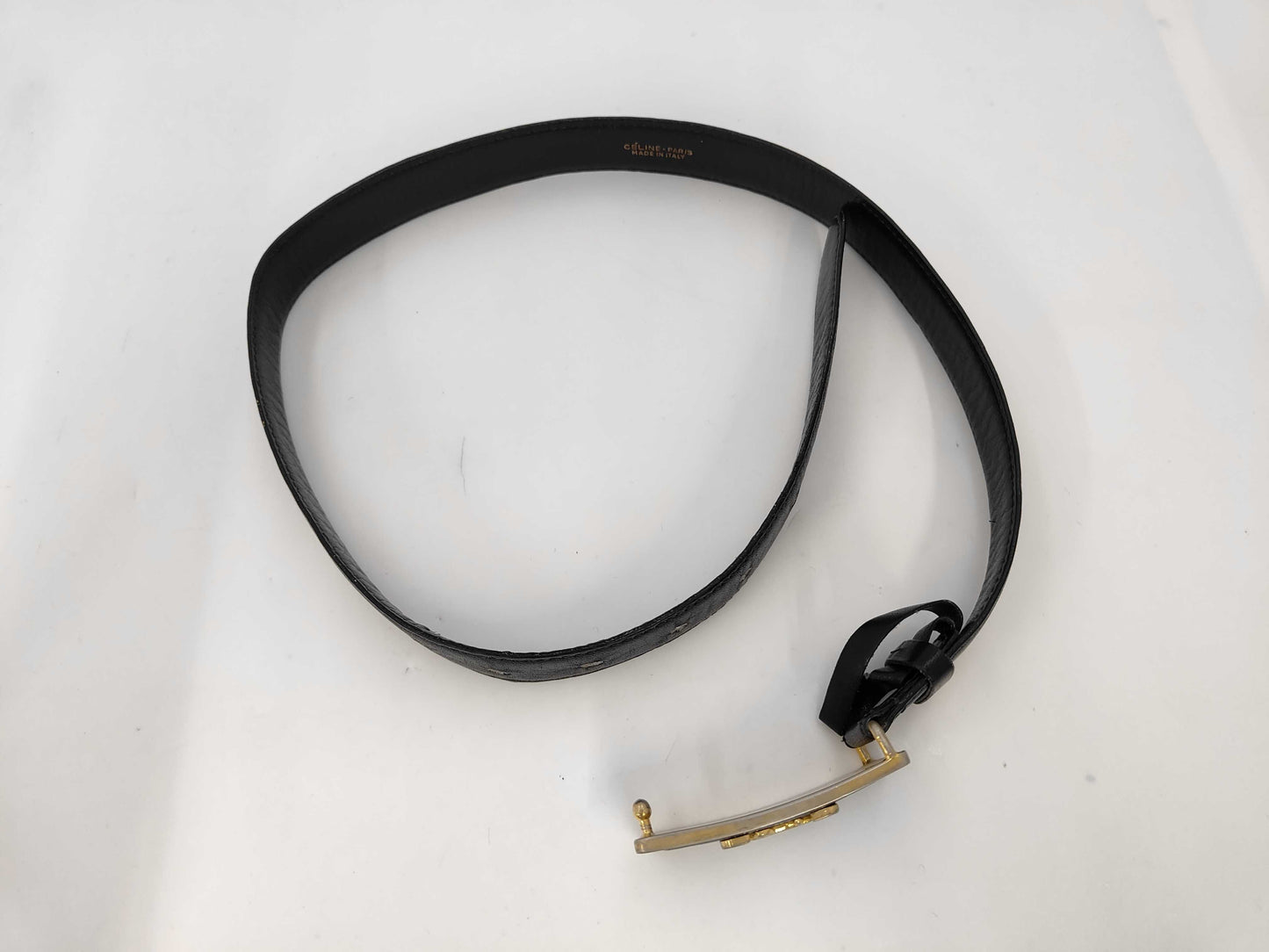 CELINE Horse Carriage Buckle Belt