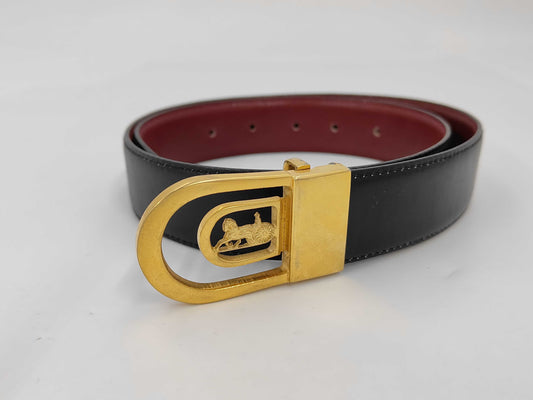 CELINE Horse Carriage Buckle Belt