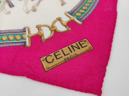 CELINE Logo Tassel Pattern Handkerchief and Other Accessories