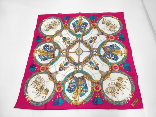 CELINE Logo Tassel Pattern Handkerchief and Other Accessories