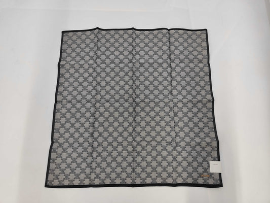 CELINE Macadam All-Over Print Cotton Handkerchief and Other Accessories