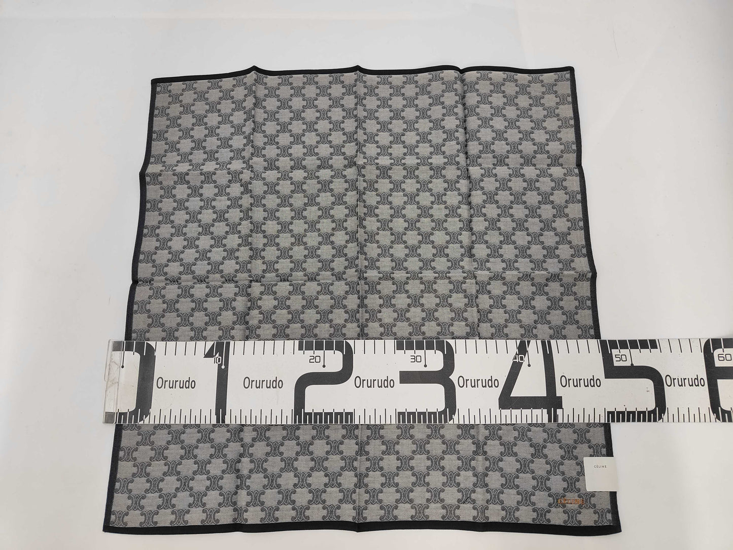 CELINE Macadam All-Over Print Cotton Handkerchief and Other Accessories